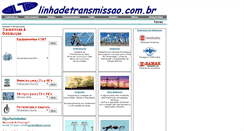 Desktop Screenshot of linhadetransmissao.com.br